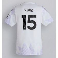 Manchester United Leny Yoro #15 Bortatröja 2025-26 Korta ärmar